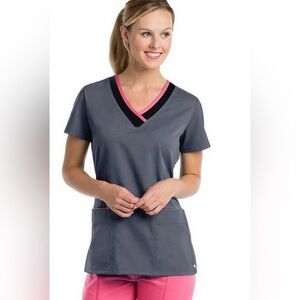 Grey’s Anatomy By Barco Active Modern Fit Women’s Scrub Top Sz XS
